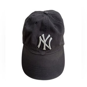Washed Black NY Logo Cap